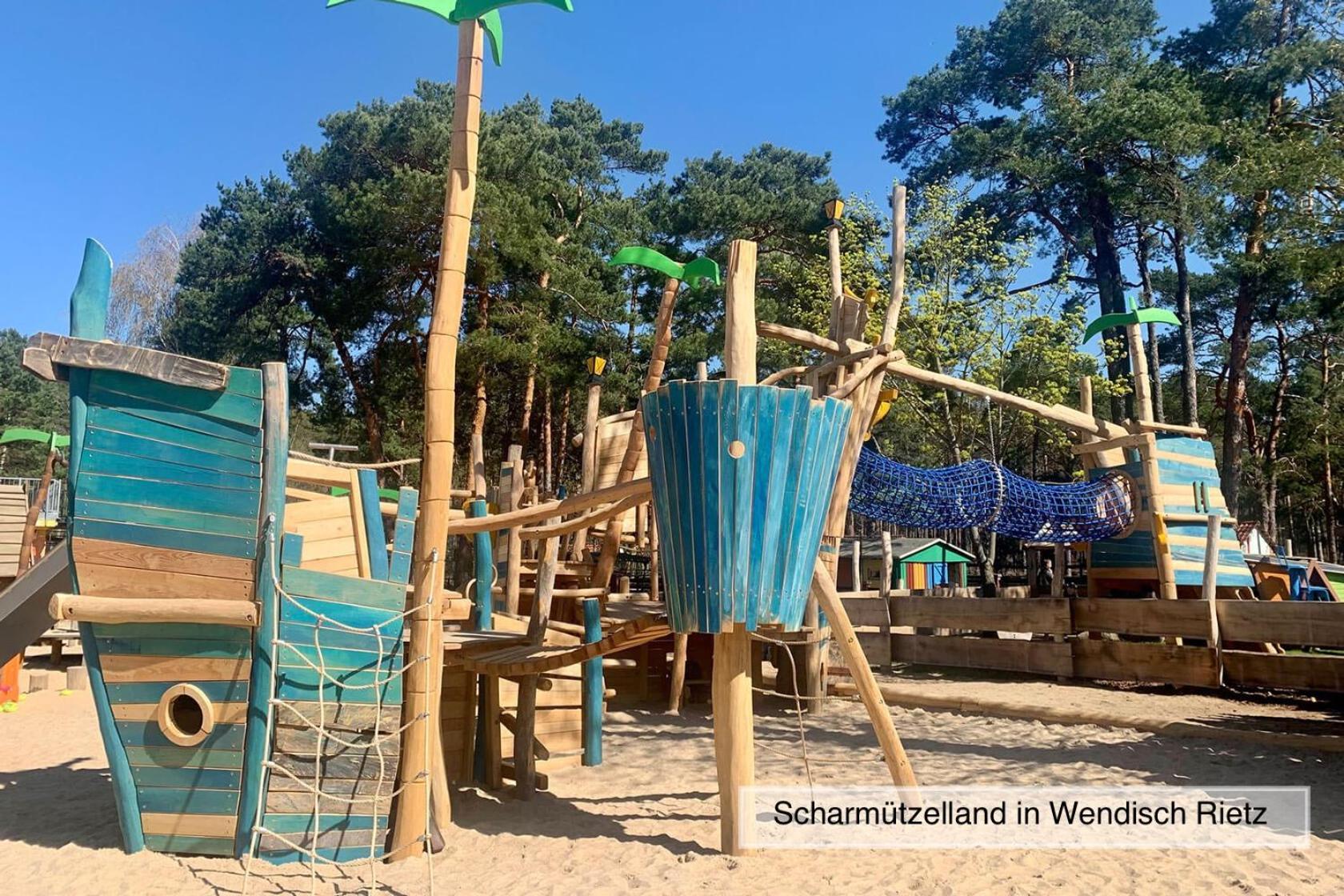 Modernes Ferienhaus Mit 3 Schlafzimmern In Der Naehe Vom Scharmuetzelsee Вендиш-Риц Экстерьер фото